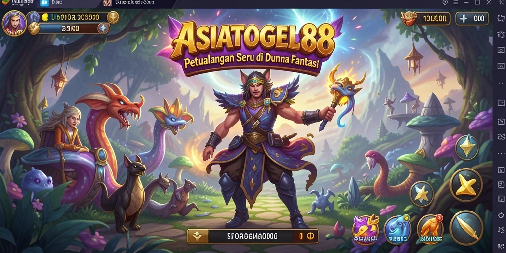 Tangkapan layar dari gameplay epik di ASIATOGEL88