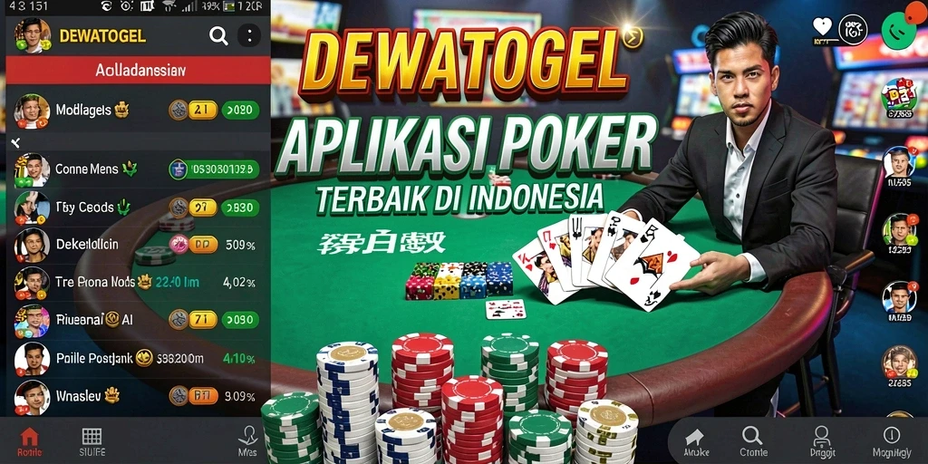 Screenshot gameplay DEWATOGEL yang menampilkan aksi poker seru.