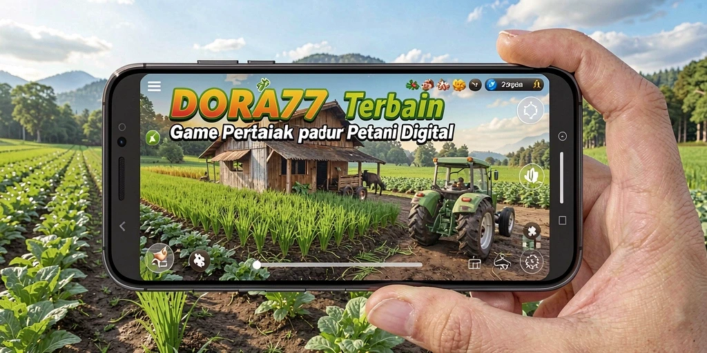 Tampilan gameplay DORA77 yang menarik dalam bertani.