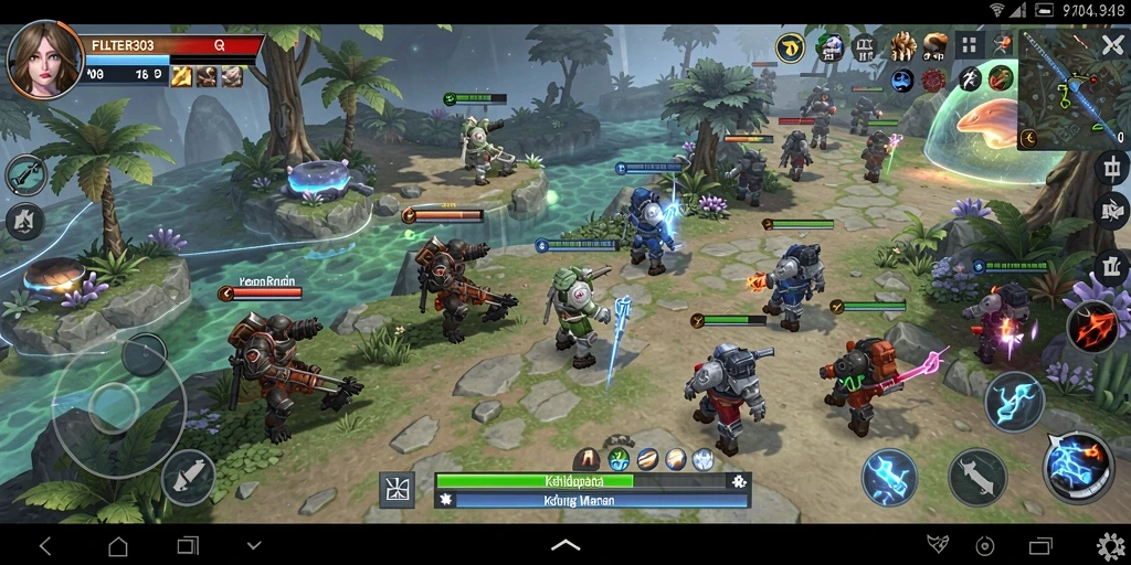 Tampilan gameplay FILTER303 yang menggambarkan pengalaman simulasi kehidupan.