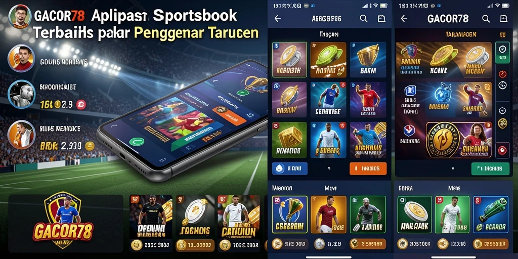 Tampilan menarik dari gameplay aplikasi GACOR78 saat melakukan taruhan olahraga.