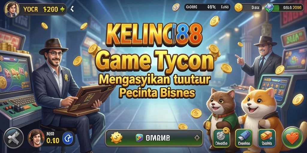Screenshot KELINCI88 menampilkan peternakan kelinci yang ramai dan penuh warna.