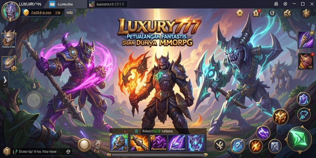 Gameplay mendebarkan LUXURY777 dalam dunia MMORPG yang menakjubkan.