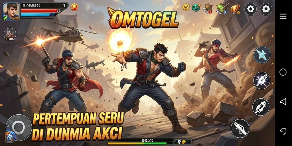 Tampilan gameplay seru di OMTOGEL yang penuh aksi.