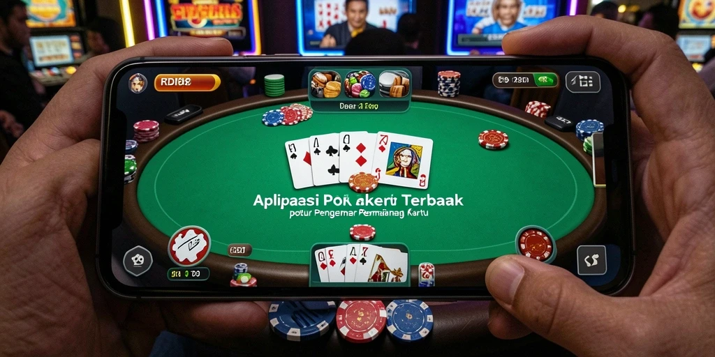 Tampilan screenshot RDI88 menampilkan suasana permainan Poker yang seru.