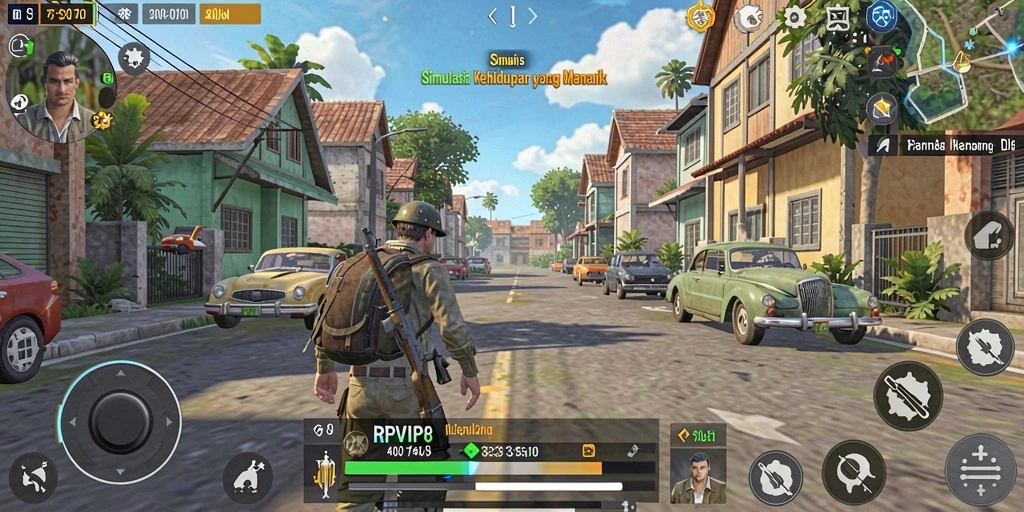 Tampilan gameplay RPVIP8 yang menggambarkan keseruan dalam simulasi.