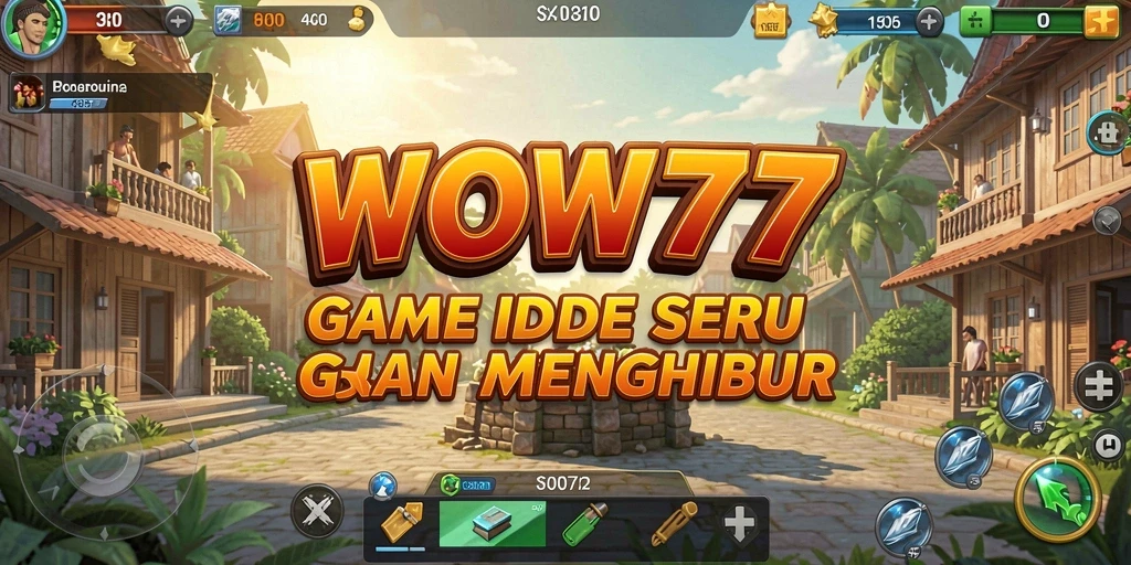 Tampilan gameplay WOW77 yang menarik dan penuh warna.